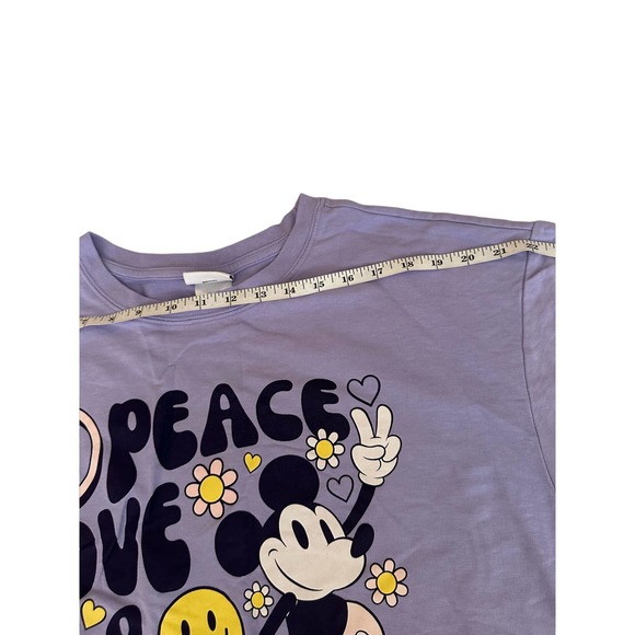 Women XL Lavender XL Freeze Mickey Mouse sweatshirt Peace Love Unity *1 spot* - Picture 5 of 14